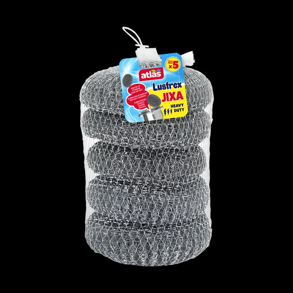 Lustrex Jixa — tampon métallique — pack de 5, photographie 2