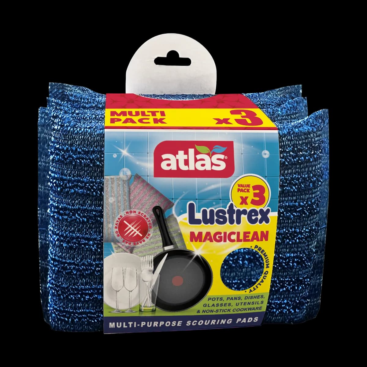 Lustrex Magiclean Pads — packaging view, photograph 2