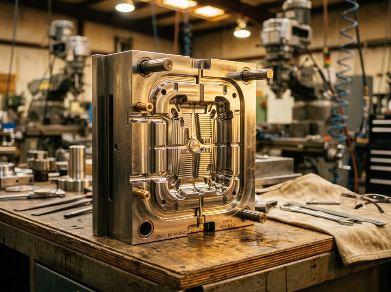 Moule d'injection de précision en acier