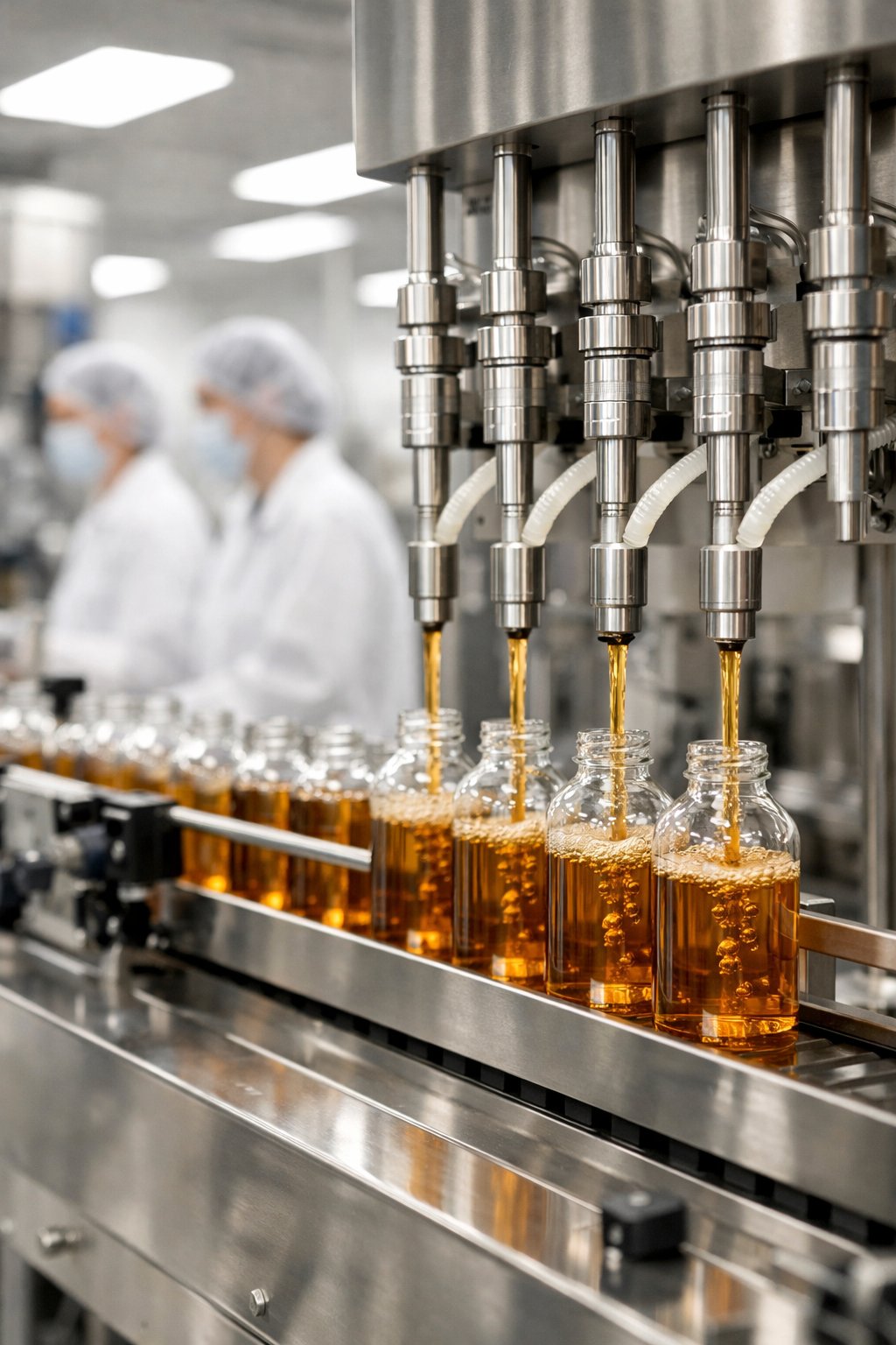 Ligne de remplissage automatisée pour produits agroalimentaires et cosmétiques