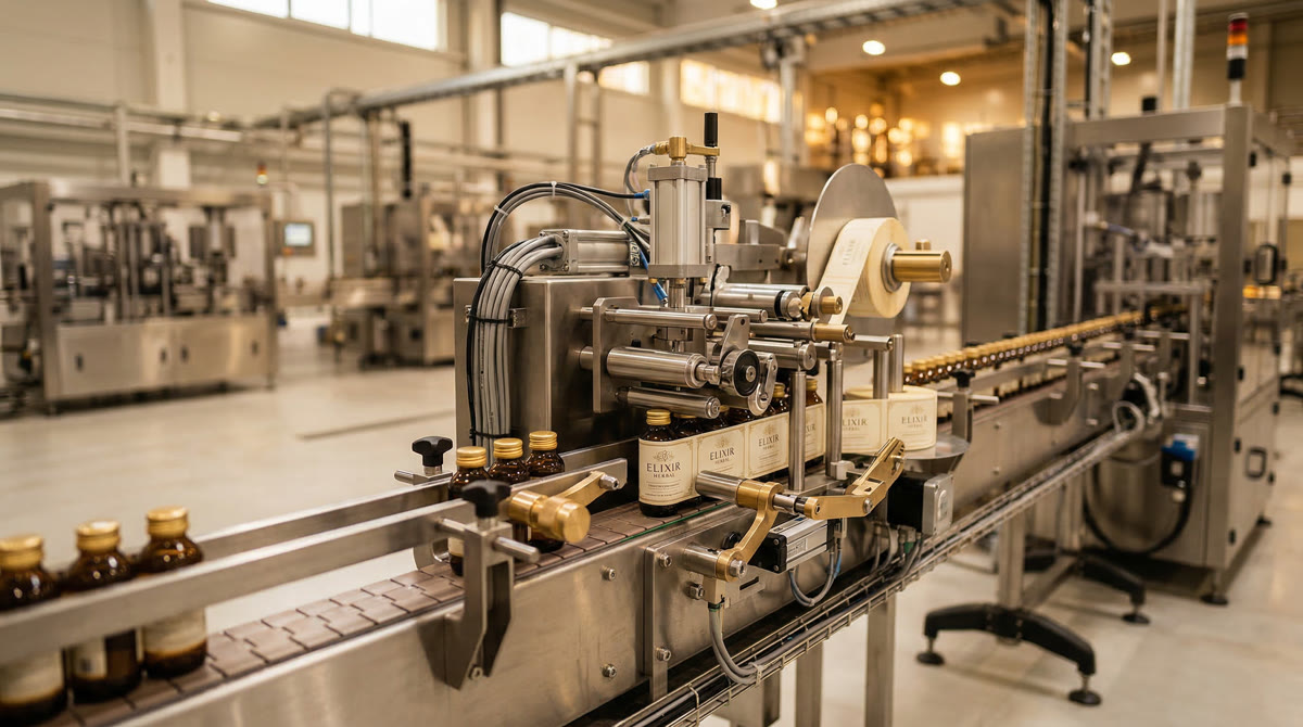 Ligne automatisée de conditionnement industriel